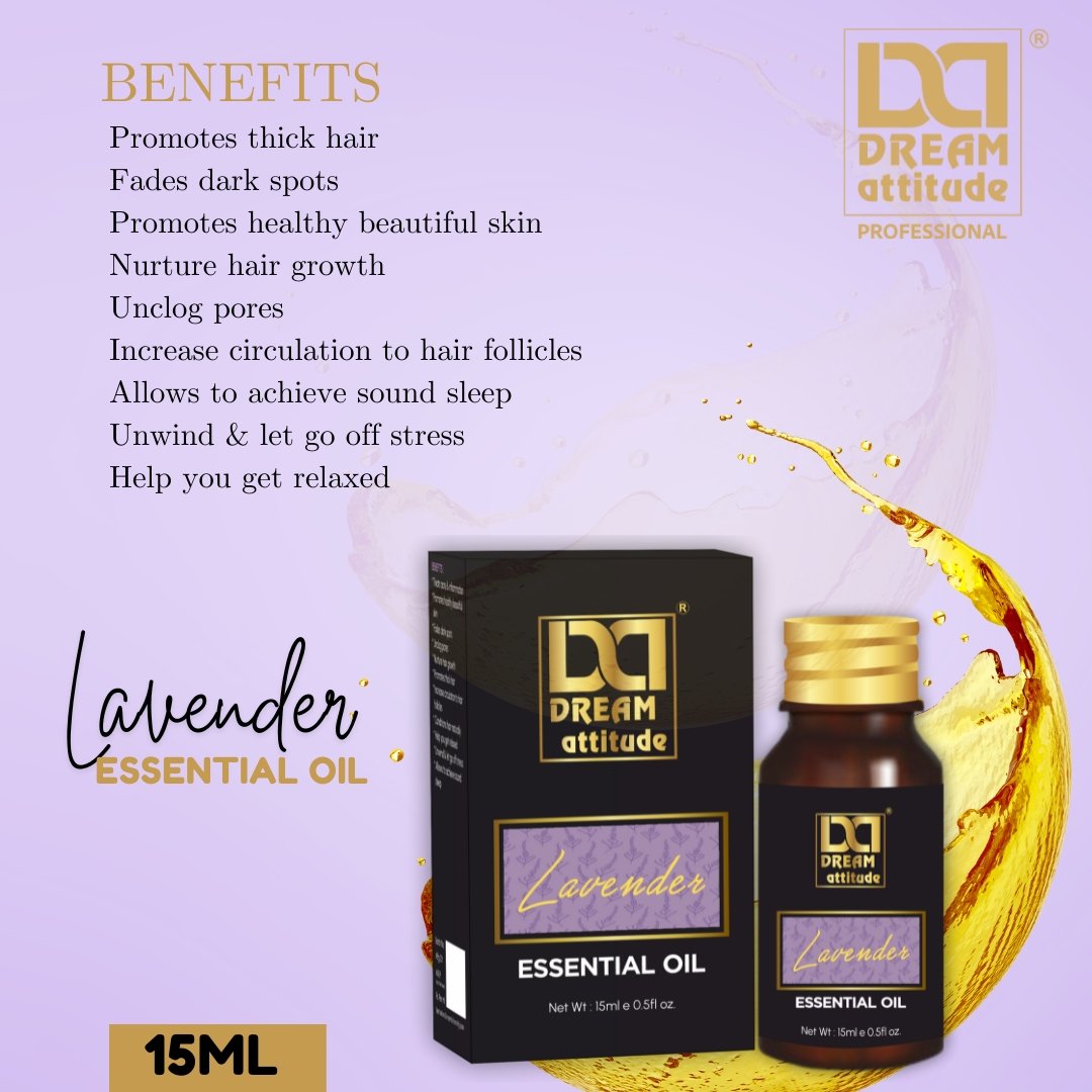 Experience Tranquility with DREAM Lavender Essential Oil [15ml]